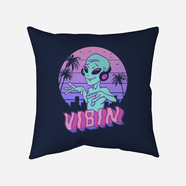 Alien Vibes!-none removable cover w insert throw pillow-vp021