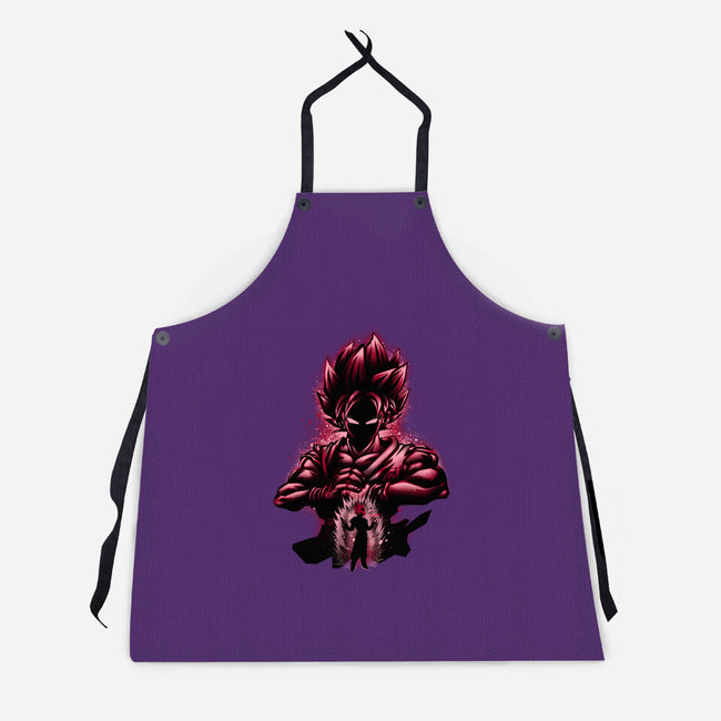Super Kaioken-unisex kitchen apron-hypertwenty