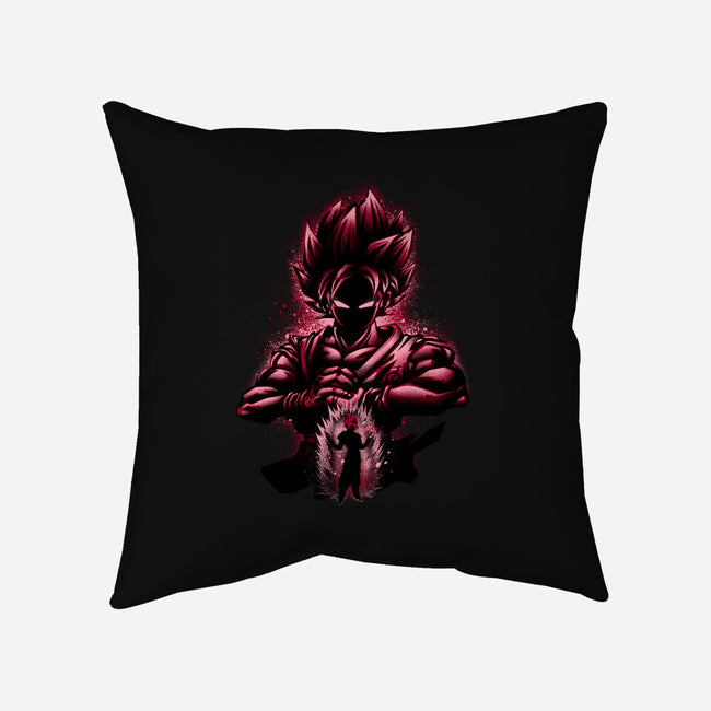 Super Kaioken-none removable cover w insert throw pillow-hypertwenty