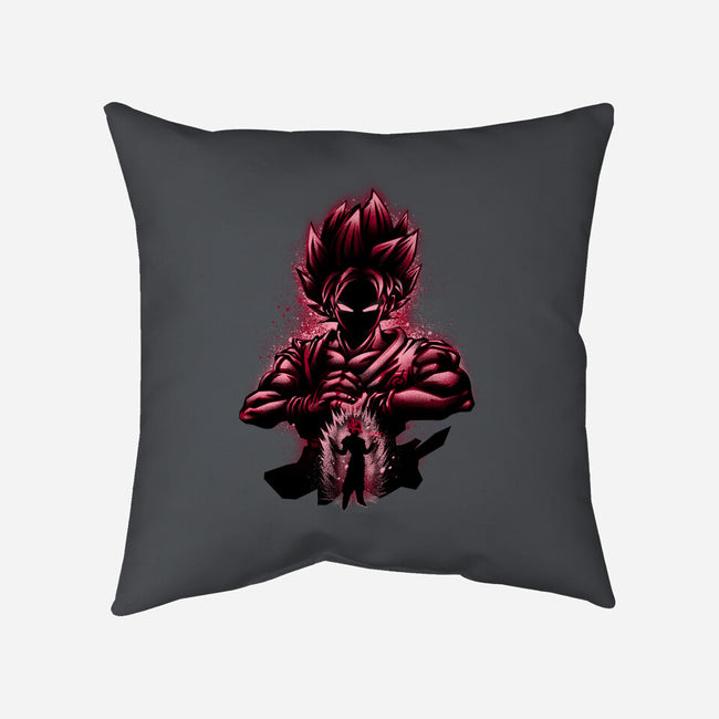 Super Kaioken-none removable cover w insert throw pillow-hypertwenty
