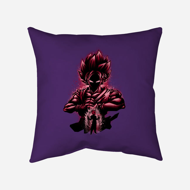 Super Kaioken-none removable cover w insert throw pillow-hypertwenty