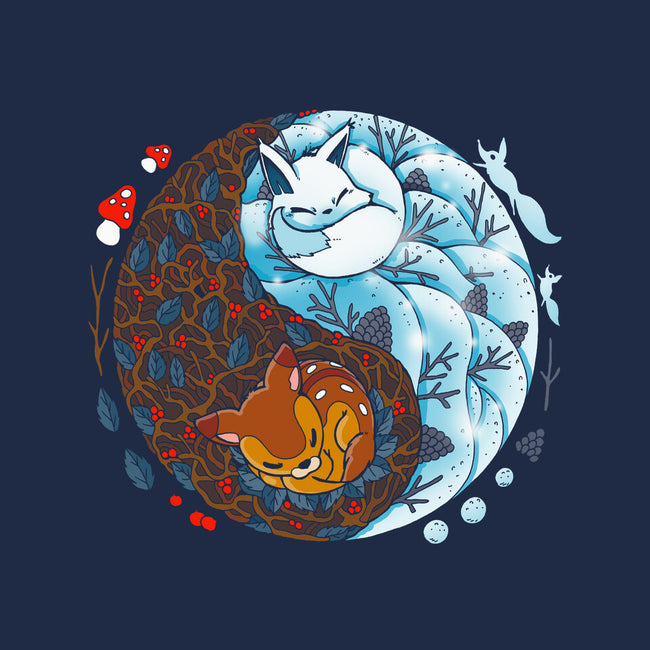 Winter Buddies-womens v-neck tee-Vallina84