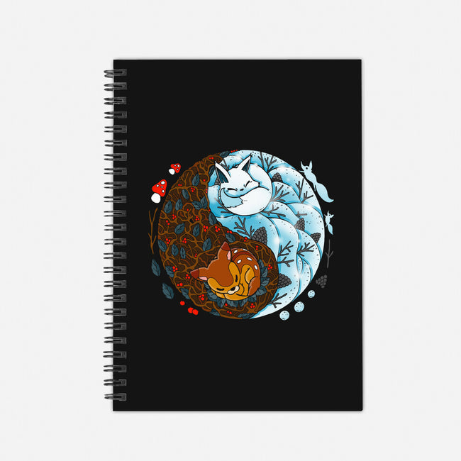 Winter Buddies-none dot grid notebook-Vallina84