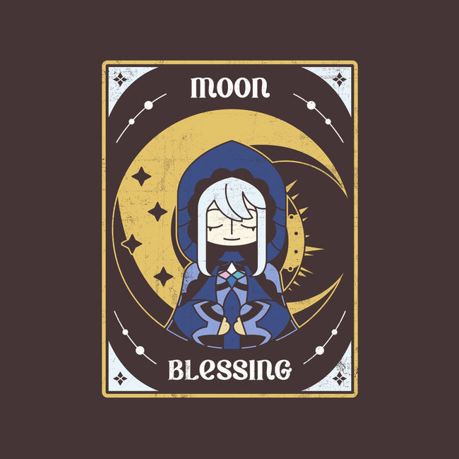 Moon Blessing-none removable cover throw pillow-Logozaste