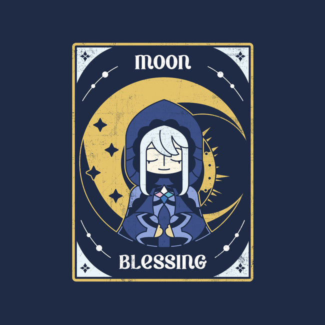 Moon Blessing-none stretched canvas-Logozaste
