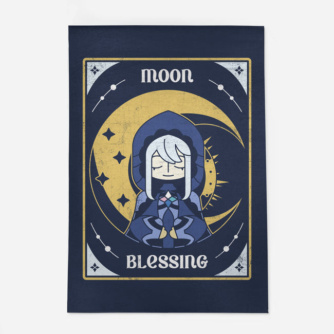 Moon Blessing-none outdoor rug-Logozaste