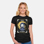 Moon Blessing-womens fitted tee-Logozaste