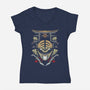 White Ranger-womens v-neck tee-RamenBoy