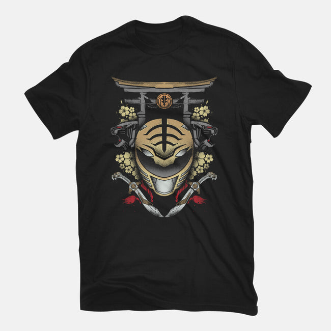 White Ranger-womens fitted tee-RamenBoy