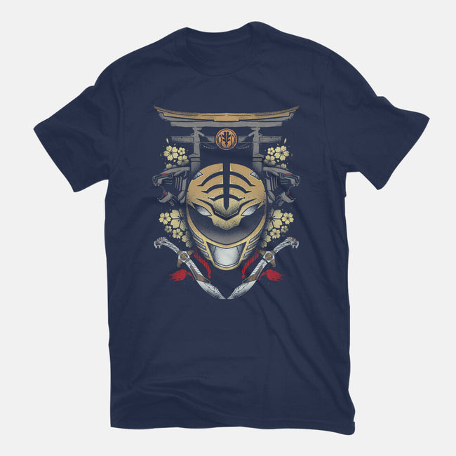 White Ranger-womens fitted tee-RamenBoy