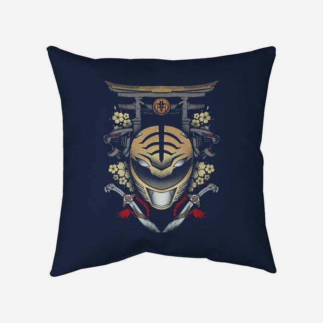 White Ranger-none removable cover w insert throw pillow-RamenBoy