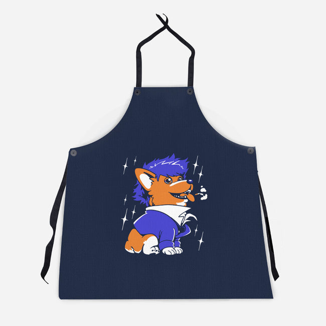 Space Corgiboy-unisex kitchen apron-estudiofitas