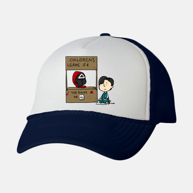 Childrens Game-unisex trucker hat-MarianoSan