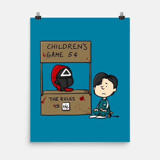 Childrens Game-none matte poster-MarianoSan