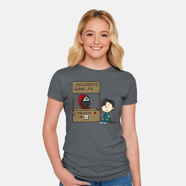 Childrens Game-womens fitted tee-MarianoSan