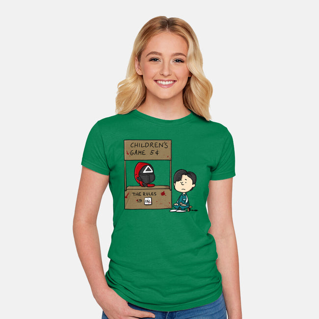 Childrens Game-womens fitted tee-MarianoSan