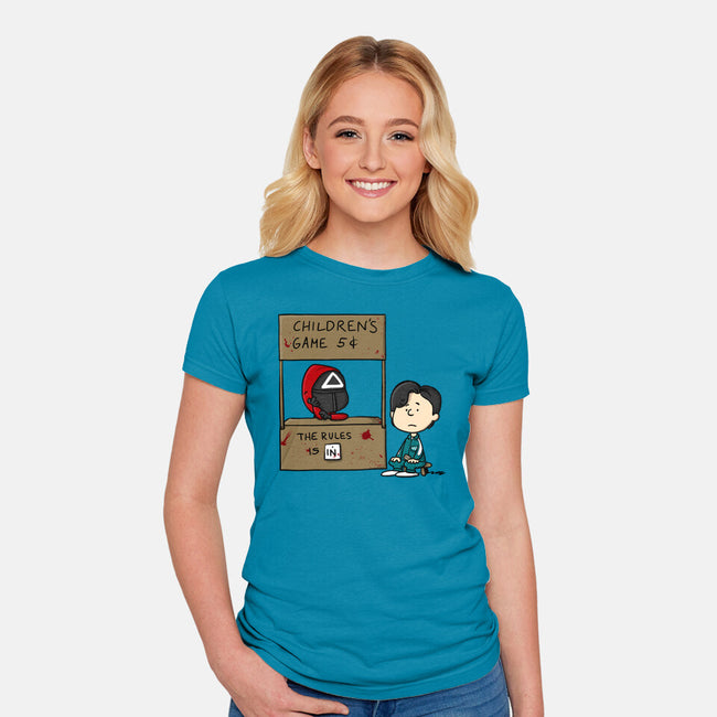 Childrens Game-womens fitted tee-MarianoSan