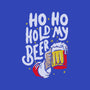 Ho Ho Hold My Beer-baby basic tee-eduely