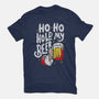 Ho Ho Hold My Beer-mens basic tee-eduely