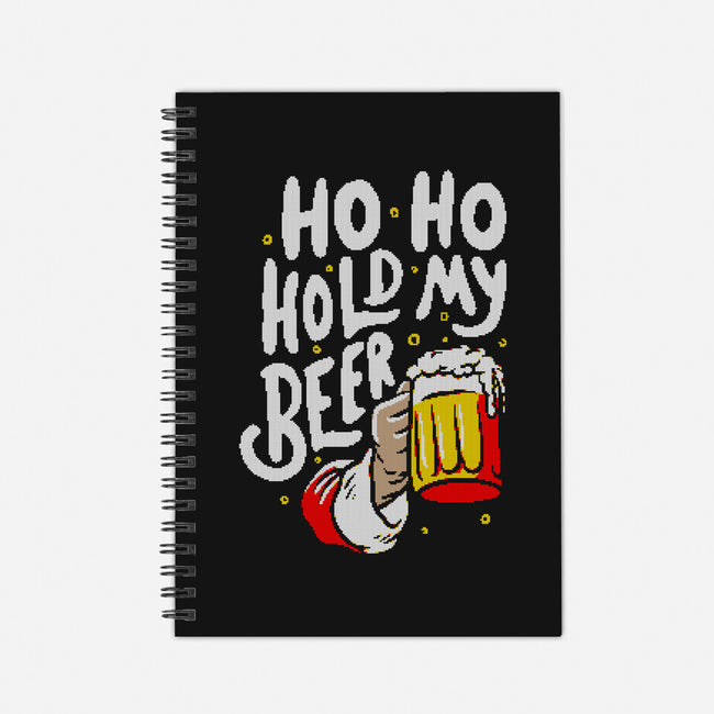 Ho Ho Hold My Beer-none dot grid notebook-eduely