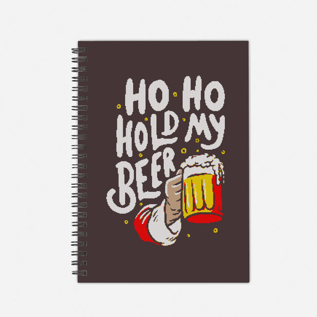 Ho Ho Hold My Beer-none dot grid notebook-eduely