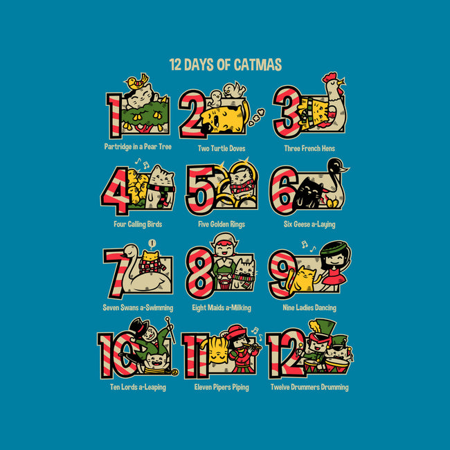 12 Days Of Catmas-none glossy sticker-krisren28