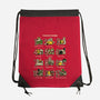 12 Days Of Catmas-none drawstring bag-krisren28