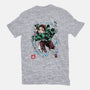 Tanjiro Sumi-E-womens basic tee-DrMonekers
