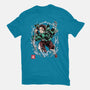 Tanjiro Sumi-E-womens basic tee-DrMonekers