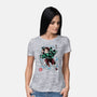 Tanjiro Sumi-E-womens basic tee-DrMonekers