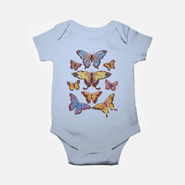 Butterflies-baby basic onesie-eduely