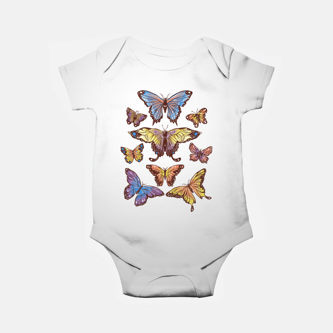 Butterflies-baby basic onesie-eduely