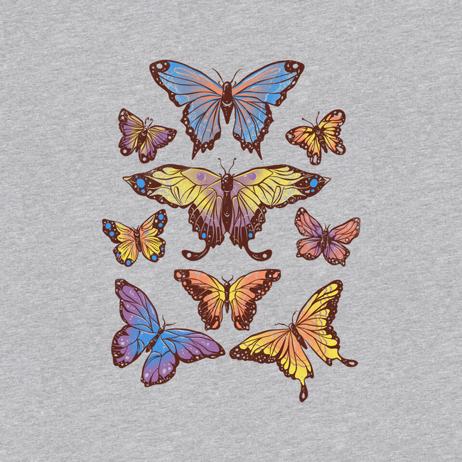 Butterflies-womens v-neck tee-eduely