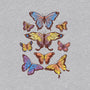 Butterflies-womens v-neck tee-eduely