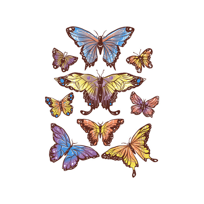 Butterflies-none polyester shower curtain-eduely