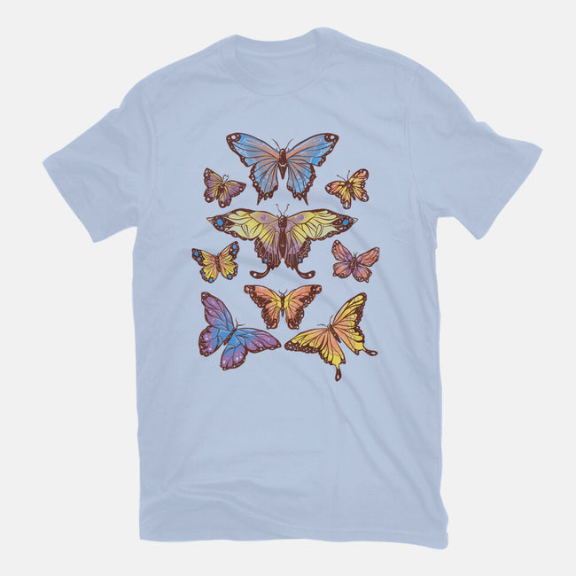 Butterflies-womens fitted tee-eduely