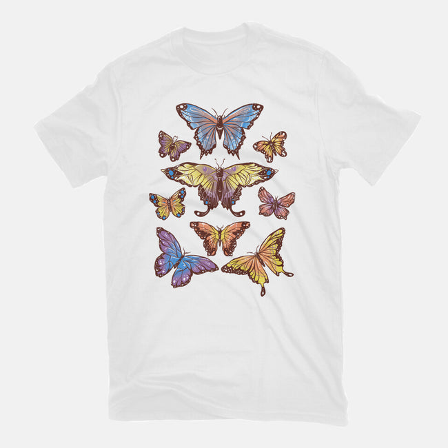 Butterflies-womens basic tee-eduely