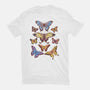 Butterflies-womens fitted tee-eduely