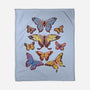 Butterflies-none fleece blanket-eduely