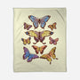 Butterflies-none fleece blanket-eduely