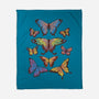 Butterflies-none fleece blanket-eduely