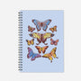 Butterflies-none dot grid notebook-eduely