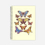 Butterflies-none dot grid notebook-eduely