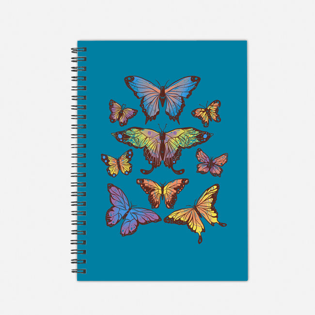 Butterflies-none dot grid notebook-eduely