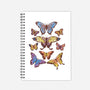 Butterflies-none dot grid notebook-eduely