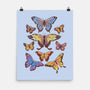 Butterflies-none matte poster-eduely