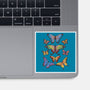 Butterflies-none glossy sticker-eduely