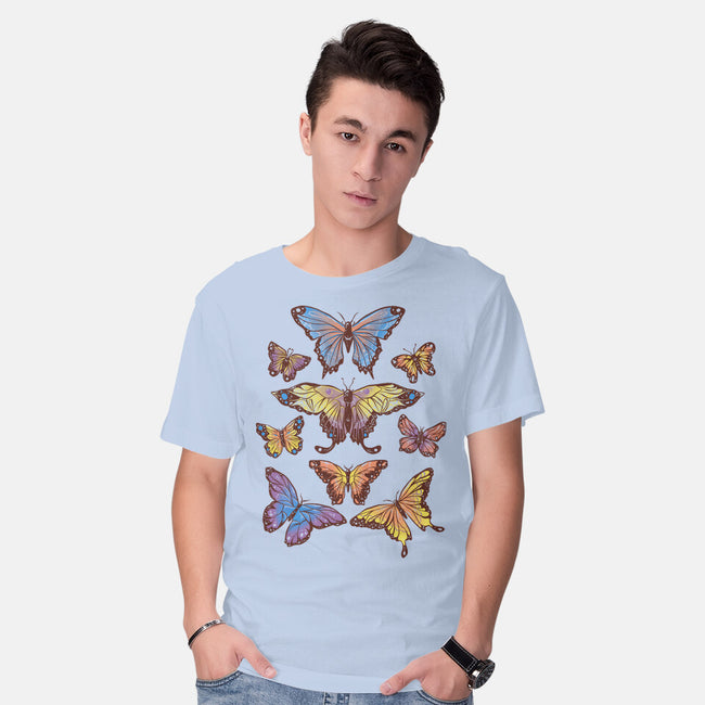 Butterflies-mens basic tee-eduely