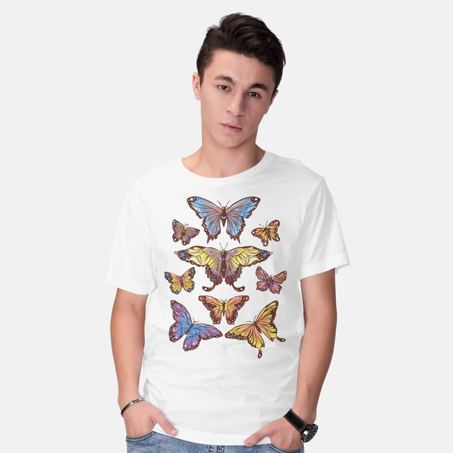Butterflies-mens basic tee-eduely