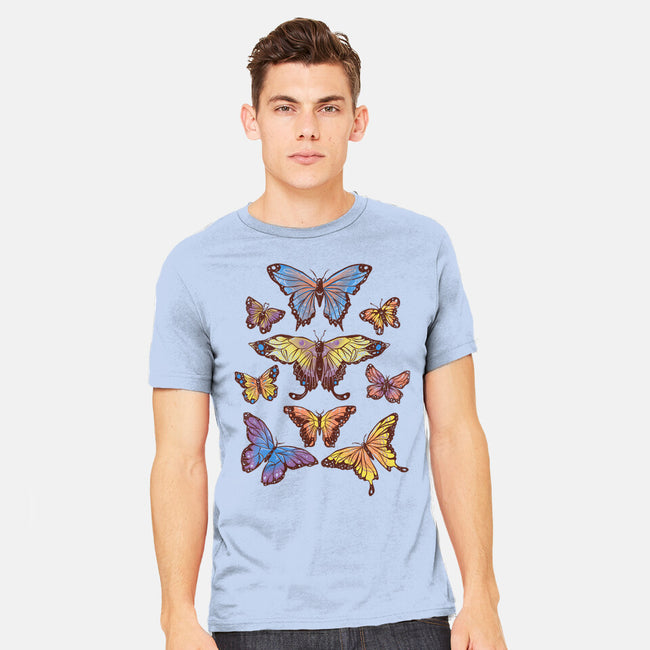 Butterflies-mens heavyweight tee-eduely
